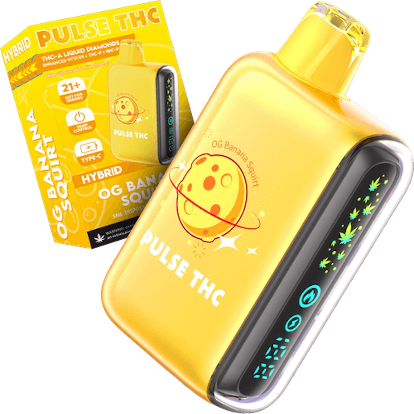 Pulse THC-A Liquid Diamonds Vaporizer 5000mg