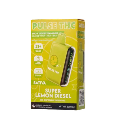 Pulse THC-A Liquid Diamonds Vaporizer 5000mg