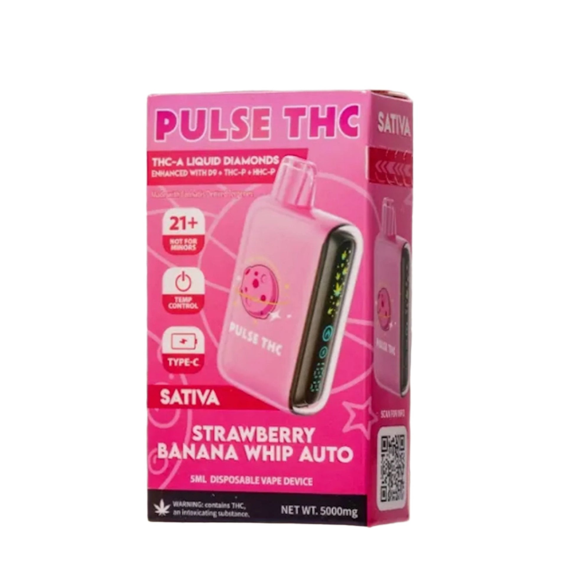 Pulse THC-A Liquid Diamonds Vaporizer 5000mg