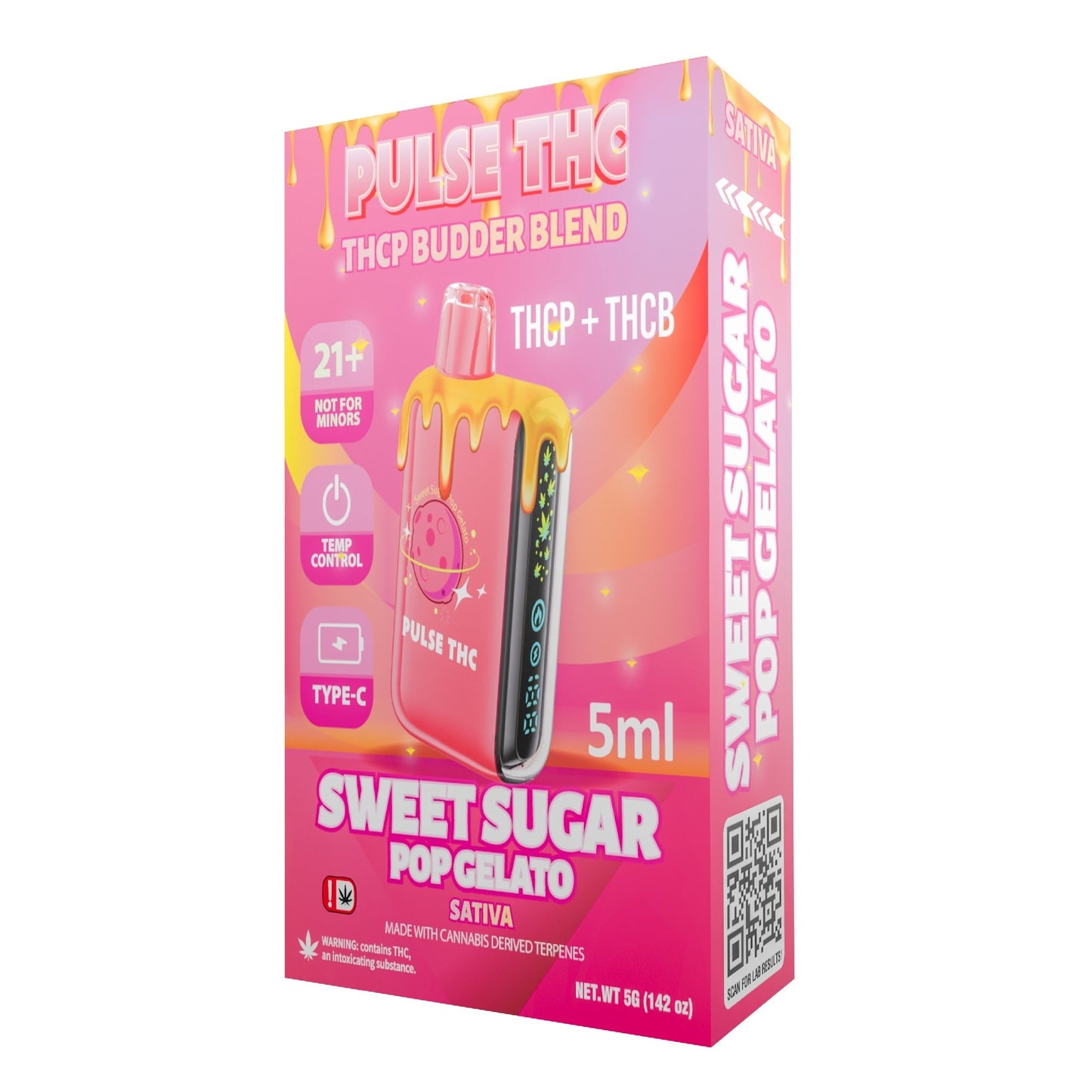 Pulse THC THC-P Budder Blend Vaporizer 5000mg