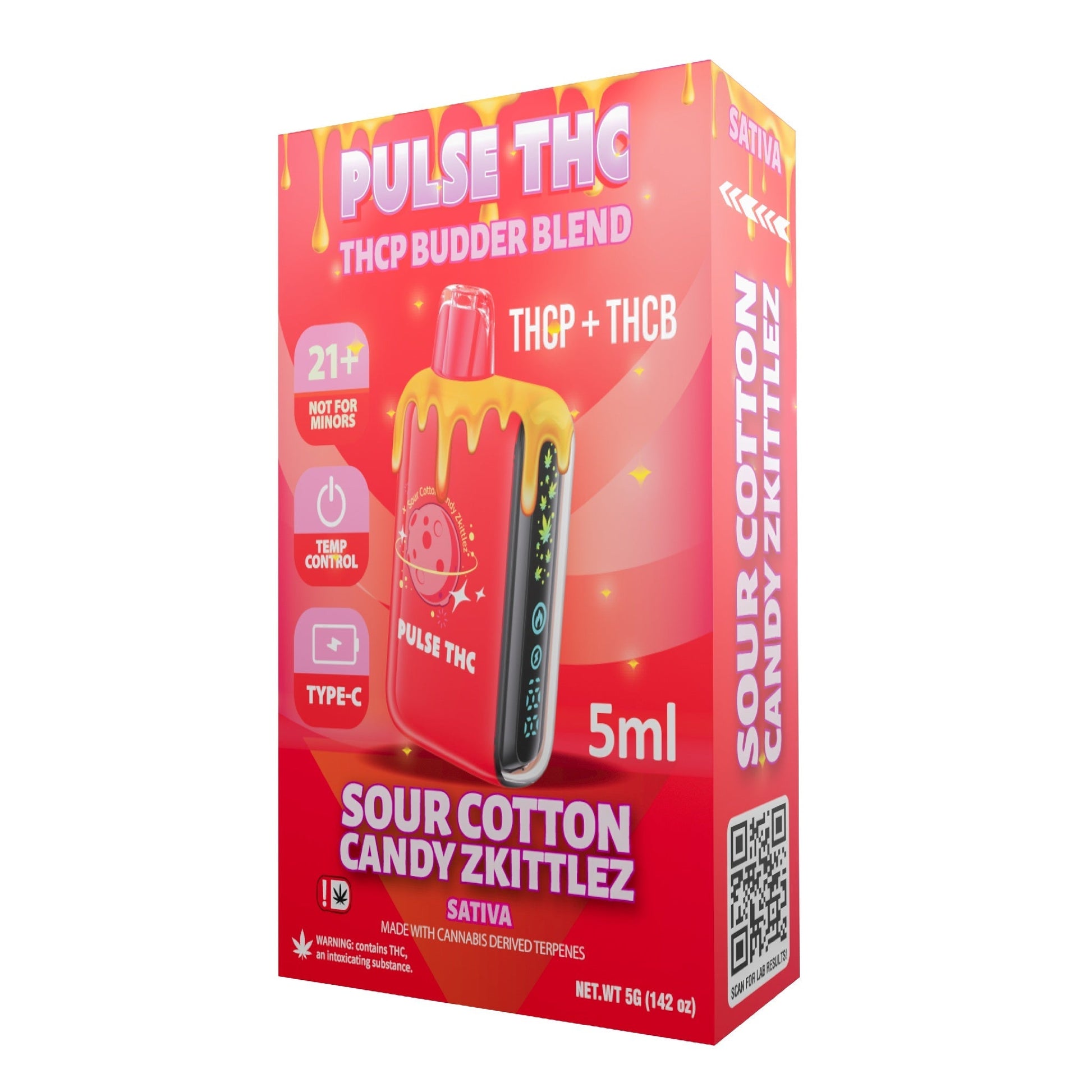 Pulse THC THC-P Budder Blend Vaporizer 5000mg