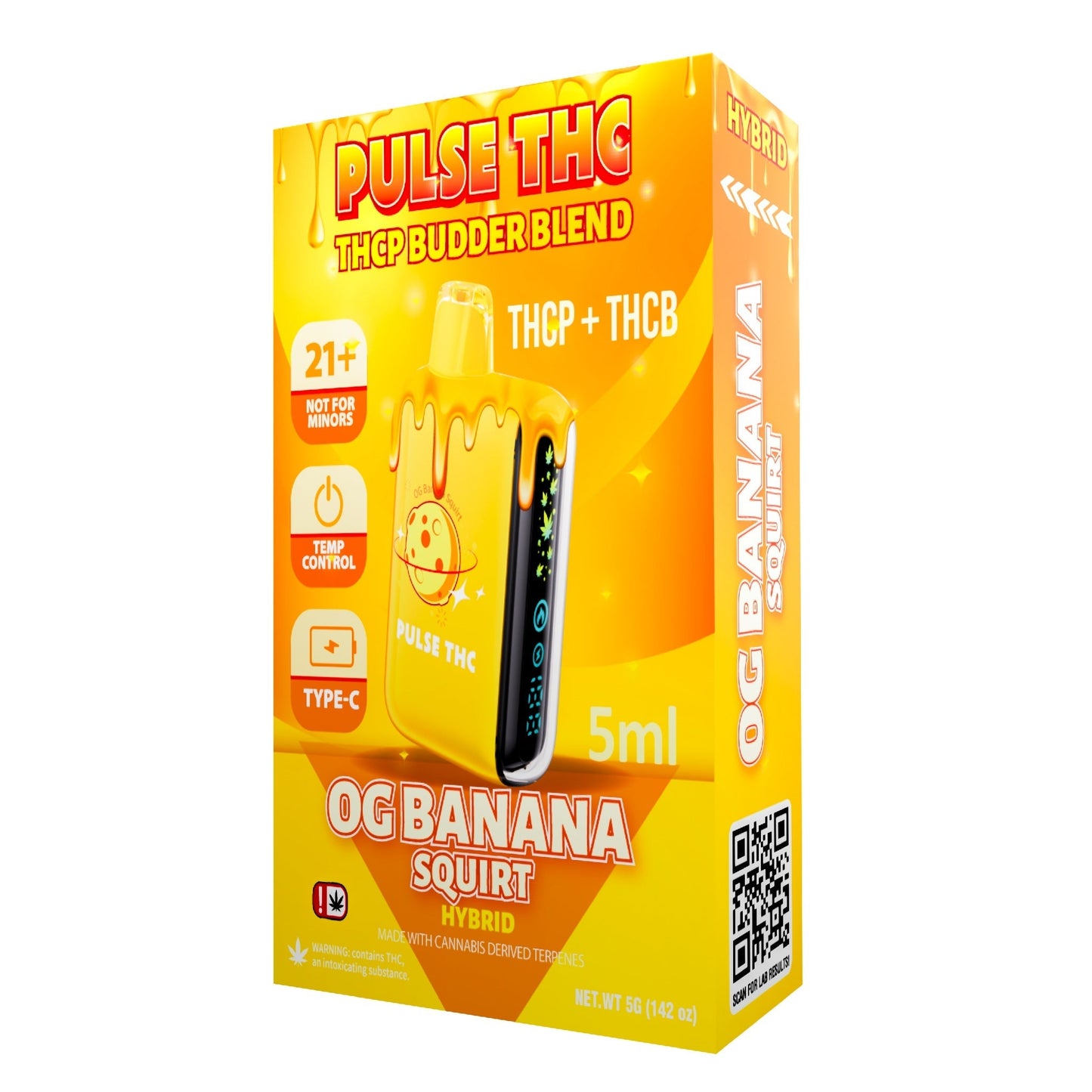 Pulse THC THC-P Budder Blend Vaporizer 5000mg