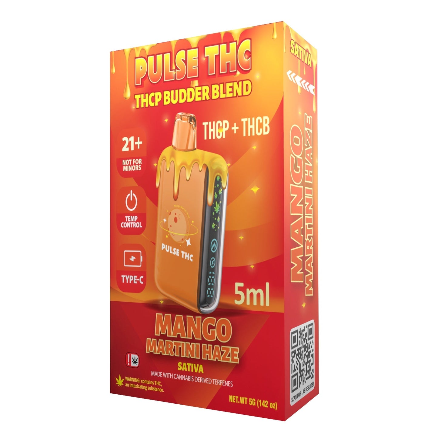 Pulse THC THC-P Budder Blend Vaporizer 5000mg