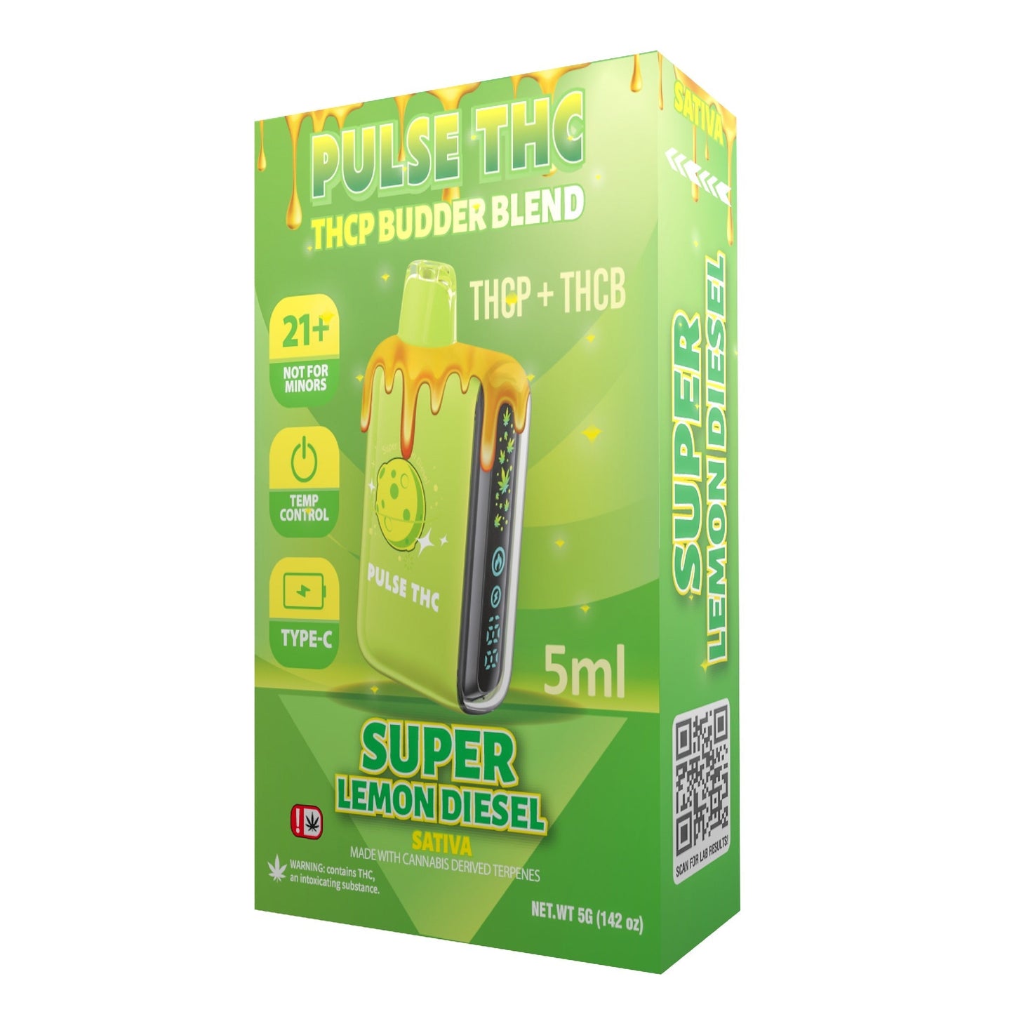 Pulse THC THC-P Budder Blend Vaporizer 5000mg