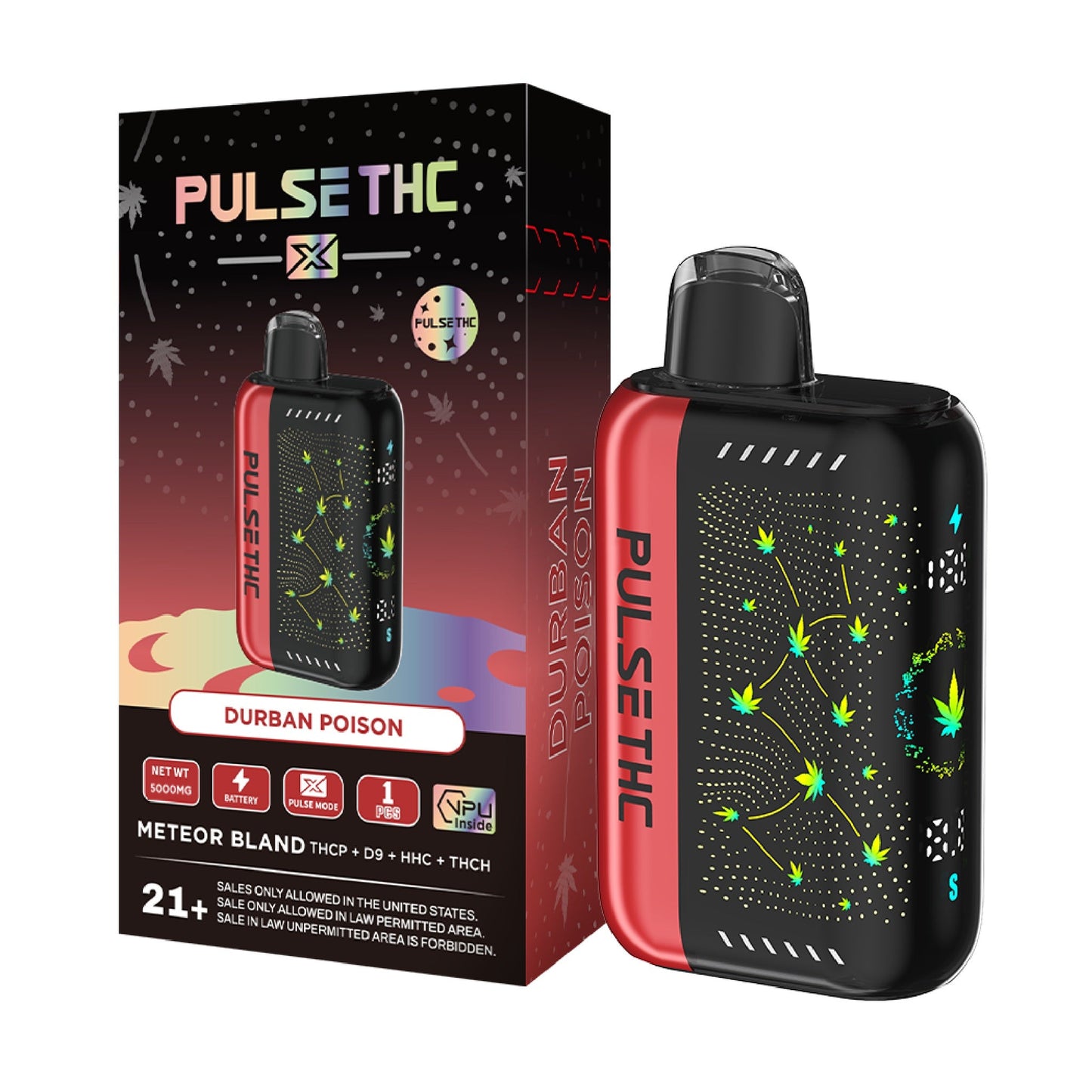 Pulse THC X Vaporizer 5000mg