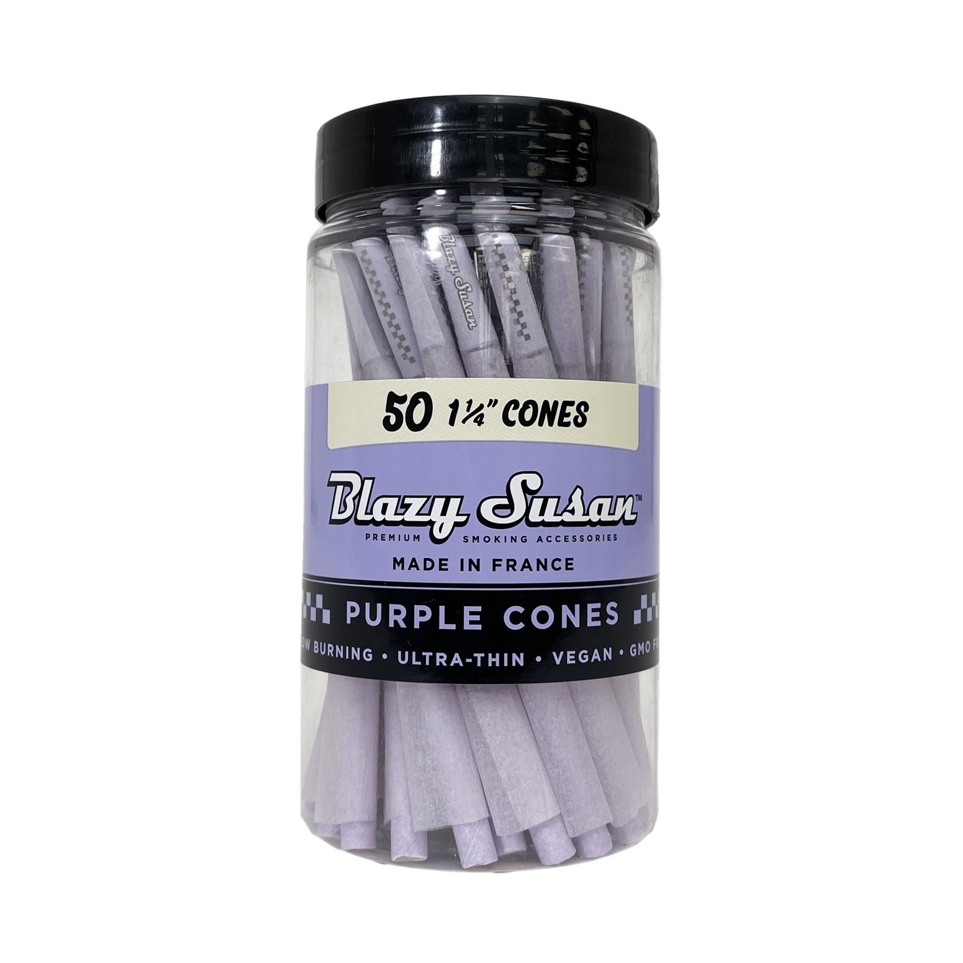 Blazy Susan Purple 1 1/4in Cones 50ct
