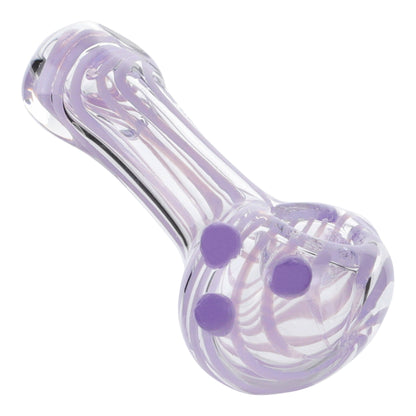 Purple Perfection Pipe 3in Borosilicate Glass Spoon