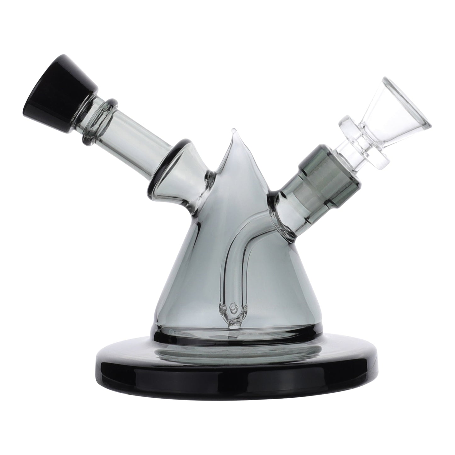 Royal Glass Pyramid Scheme Bubbler Bong 6in