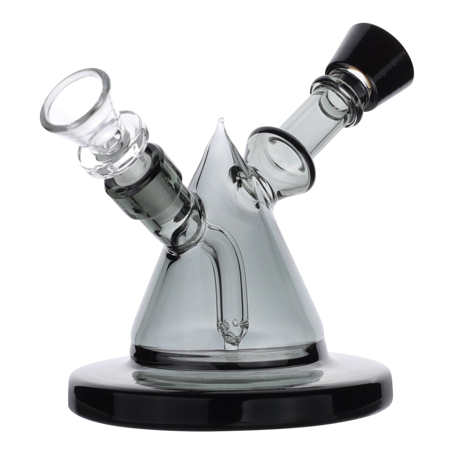 Royal Glass Pyramid Scheme Bubbler Bong 6in