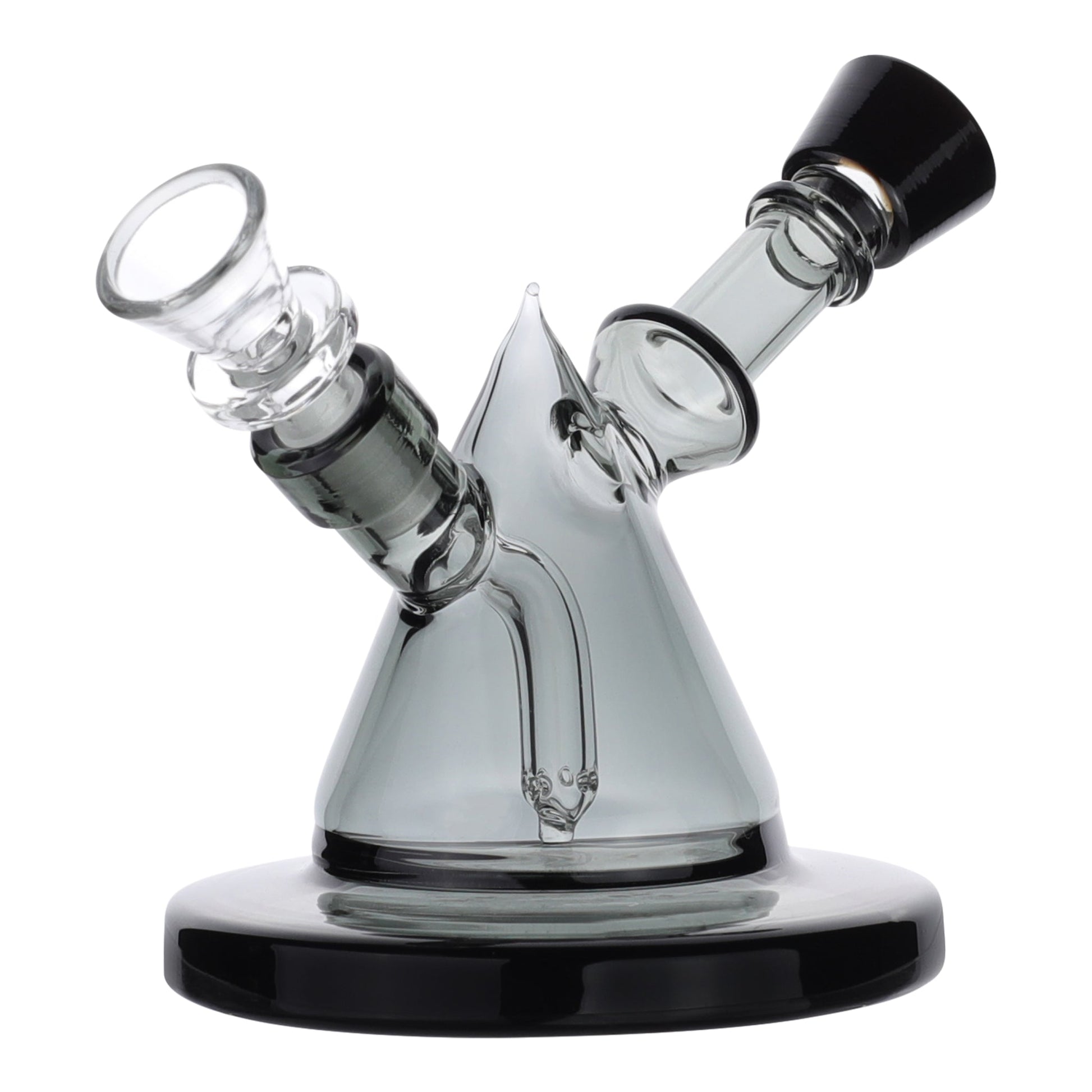 Royal Glass Pyramid Scheme Bubbler Bong 6in