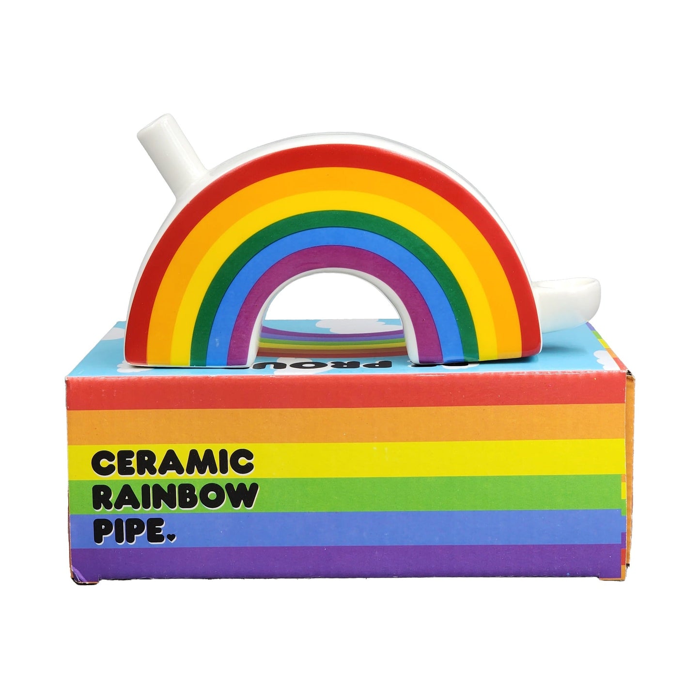 Fashioncraft Rainbow Pipe 7in Ceramic
