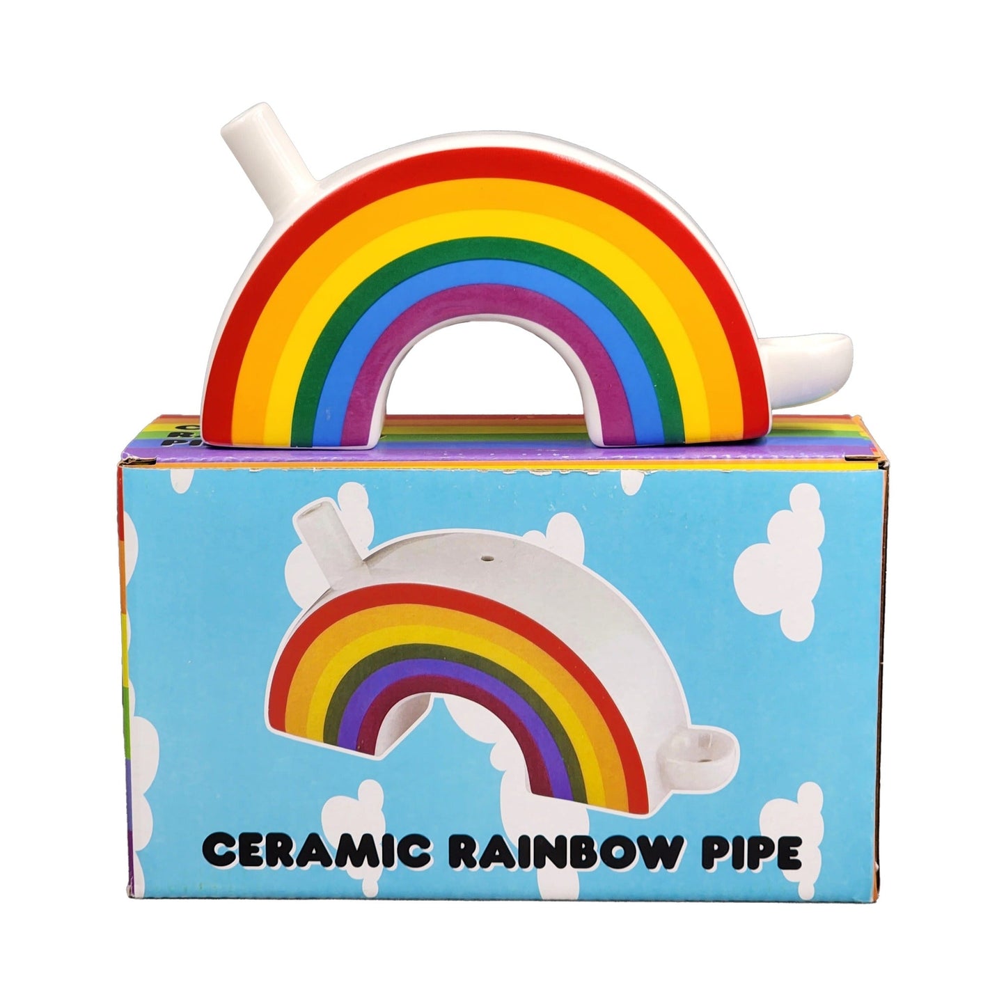 Fashioncraft Rainbow Pipe 7in Ceramic