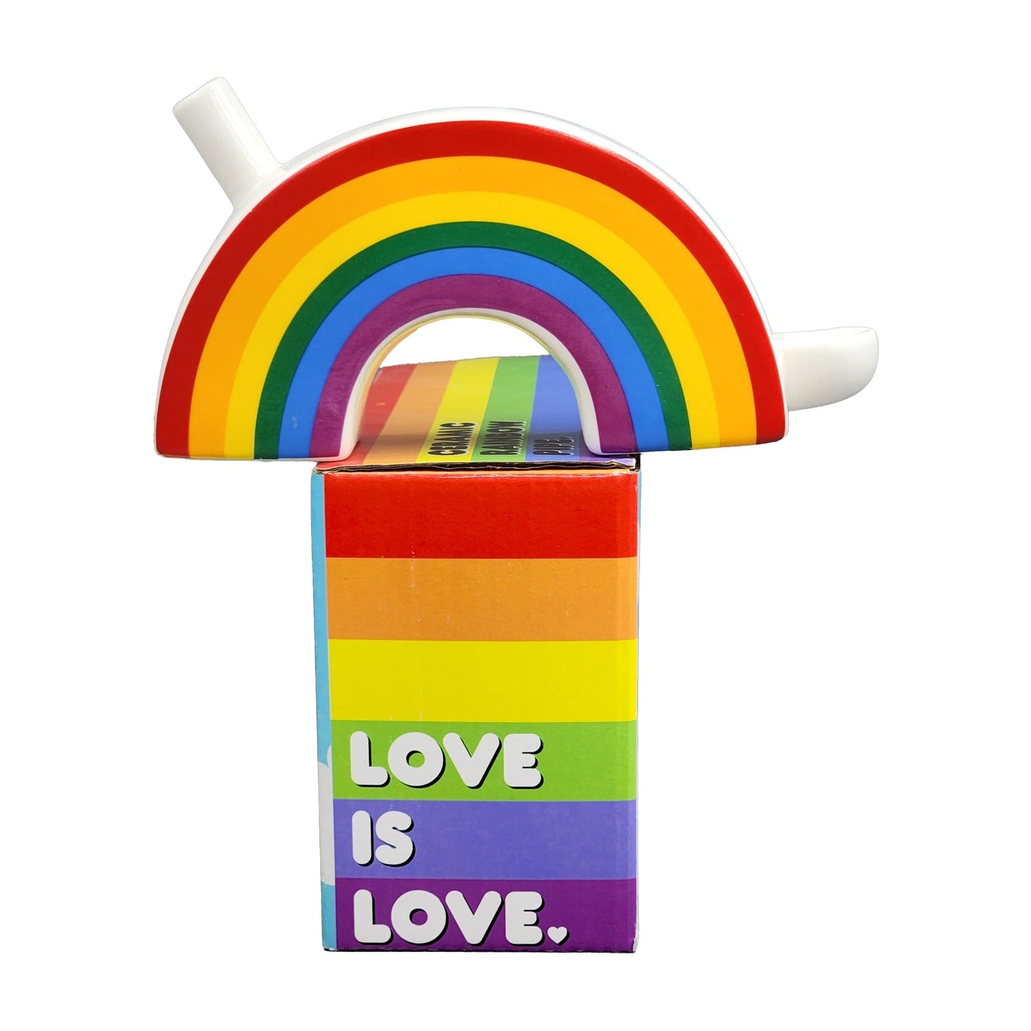 Fashioncraft Rainbow Pipe 7in Ceramic