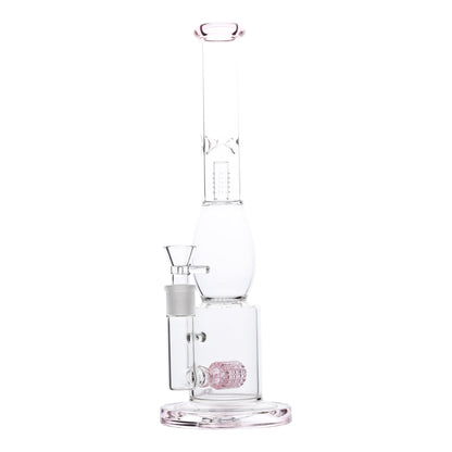 YX Raindrop Matrix Perc Bong 14in