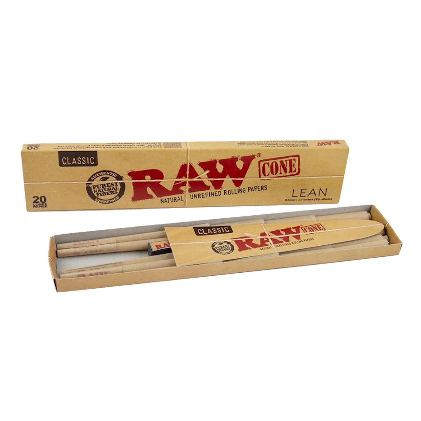 RAW Classic Lean Cone 20ct