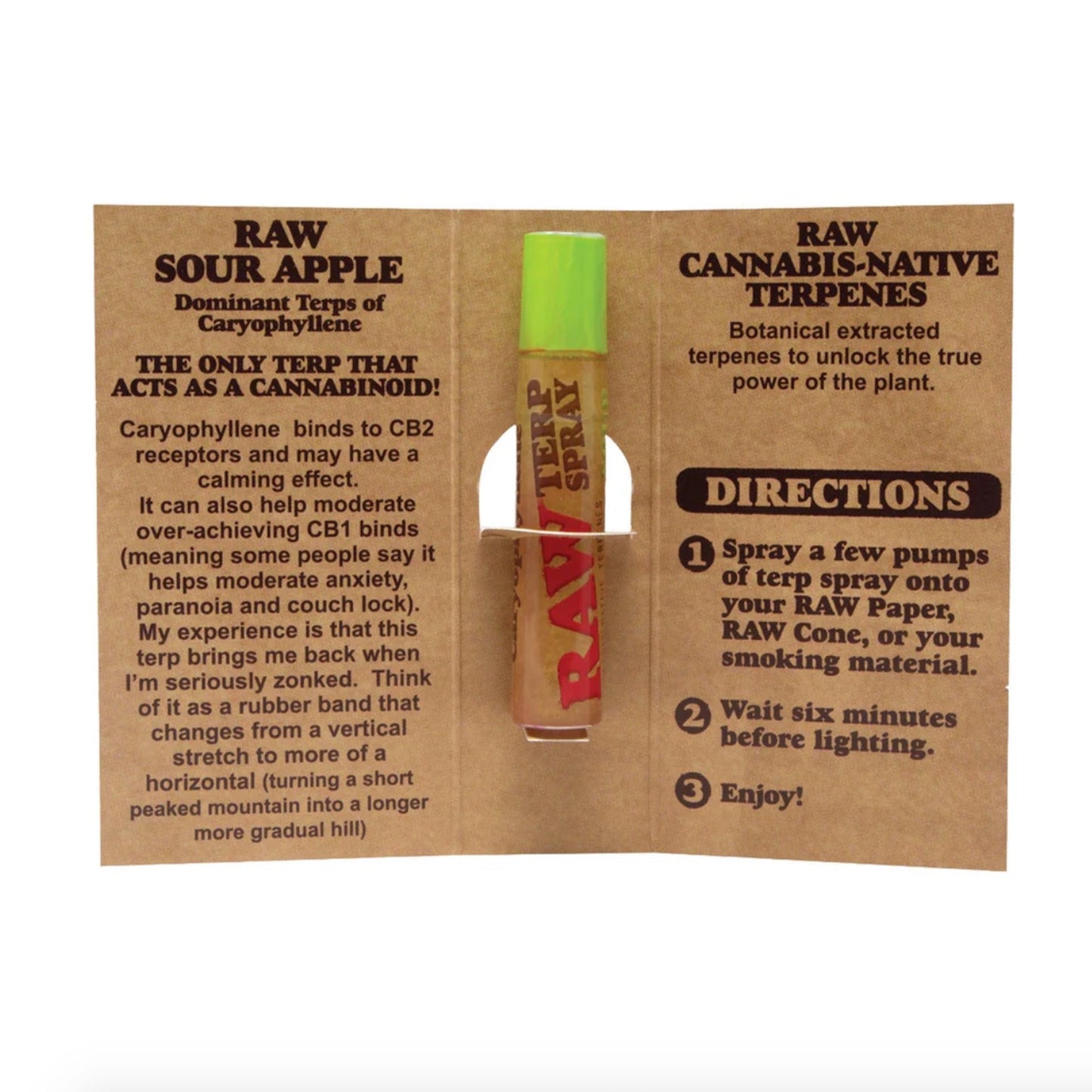 Cannatron Raw Terp Spray Sour Apple Orange Soda SFV OG Purple Gelato