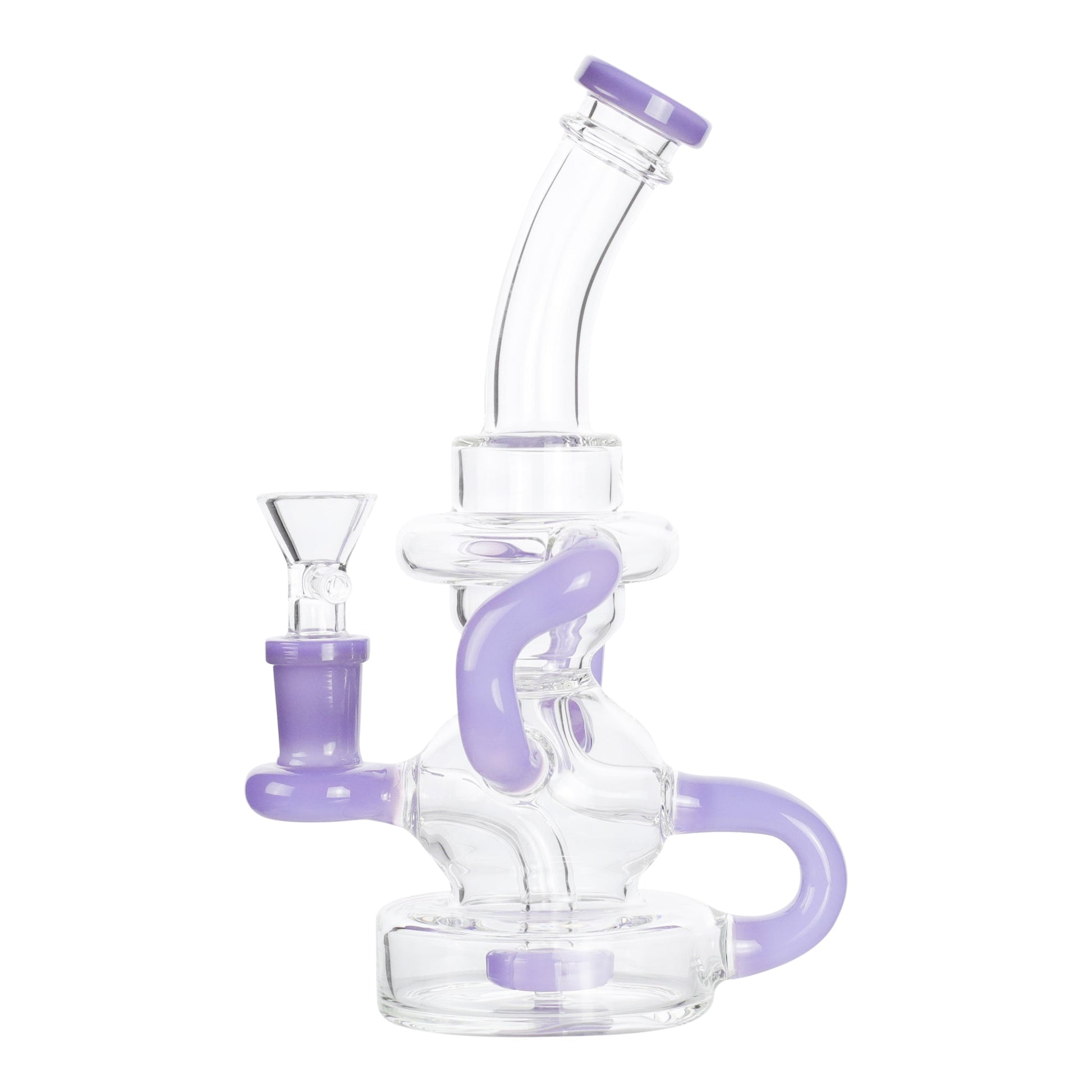 YX Recycling Saucer Bong 8in
