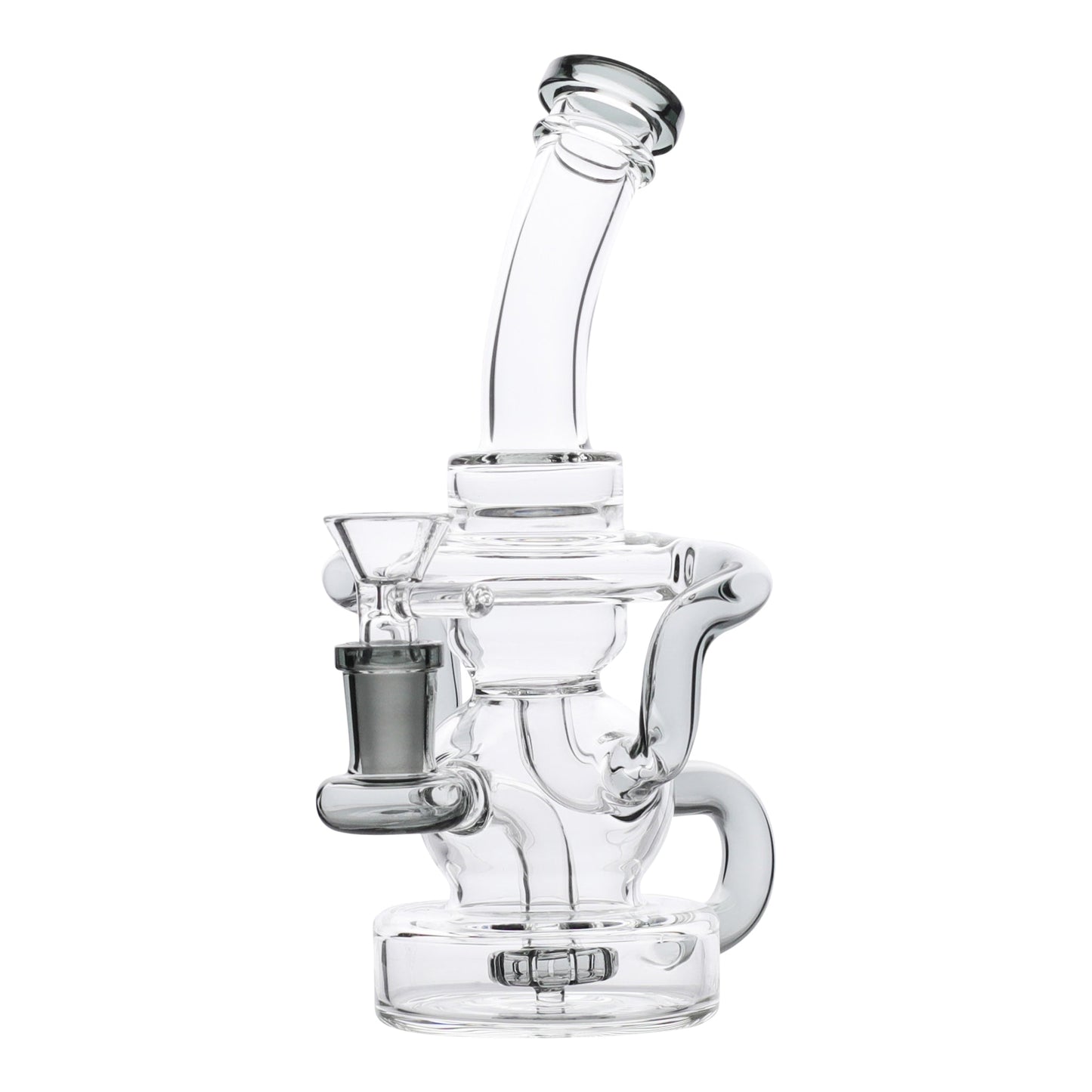 YX Recycling Saucer Bong 8in