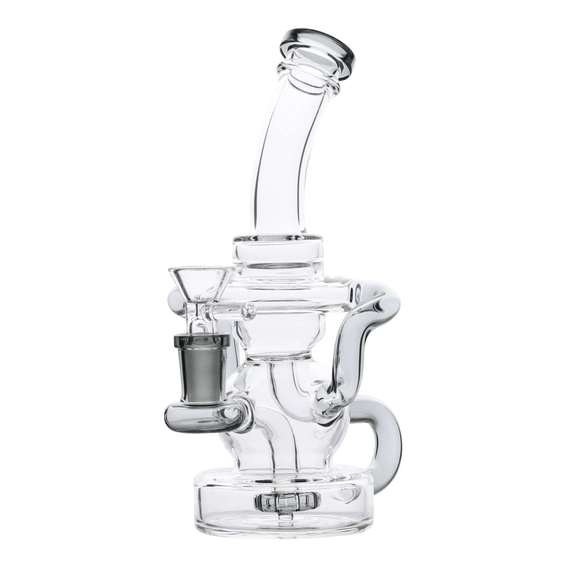 YX Recycling Saucer Bong 8in