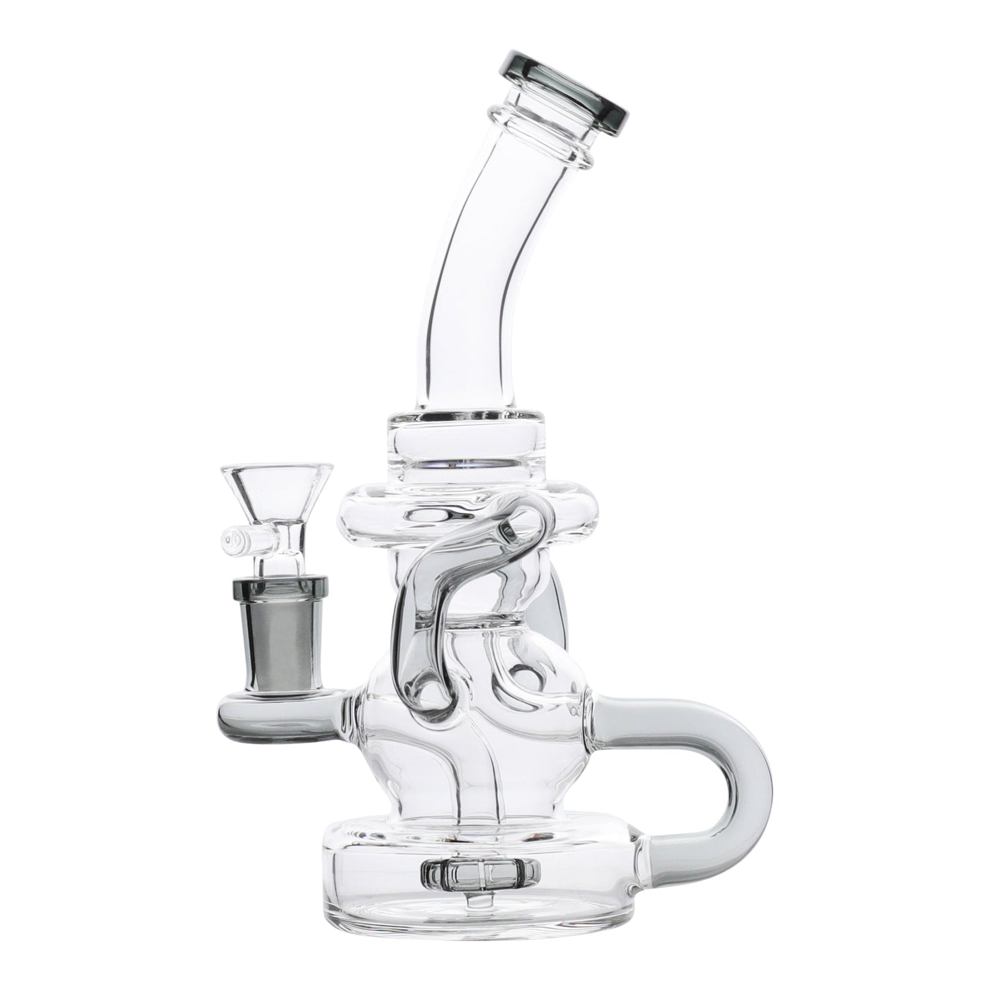 YX Recycling Saucer Bong 8in