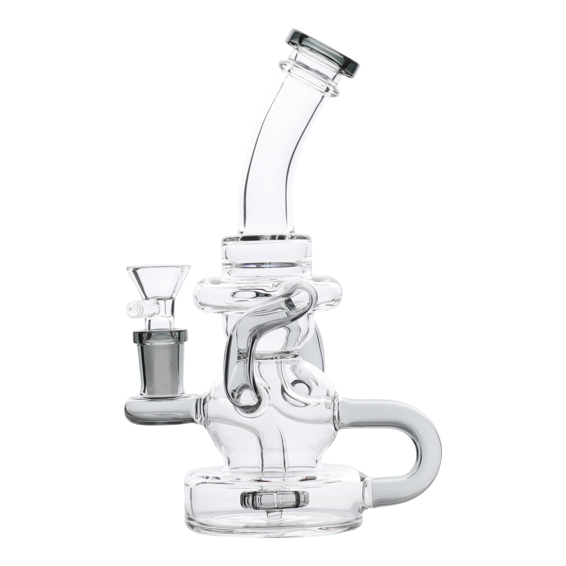 YX Recycling Saucer Bong 8in