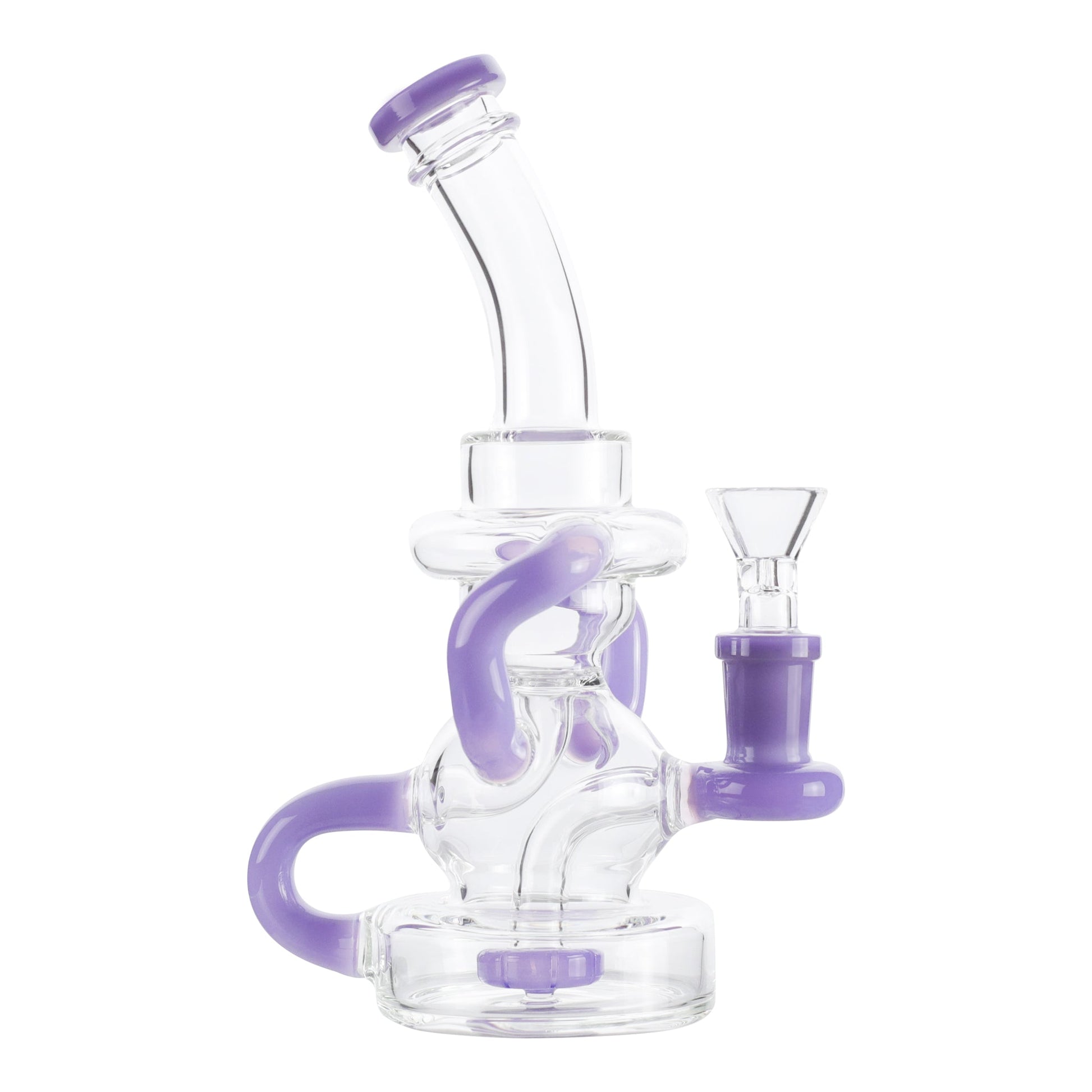 YX Recycling Saucer Bong 8in