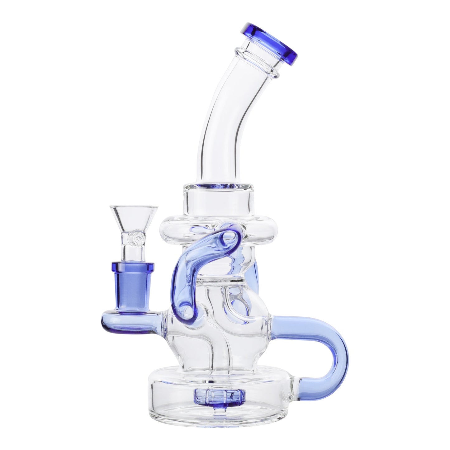 YX Recycling Saucer Bong 8in