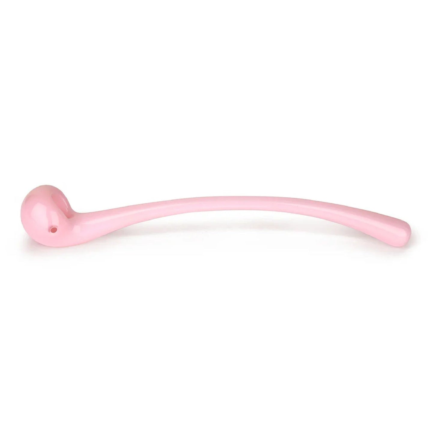Red Eye Glass Pink Opal Gandalf Hand Pipe 9in Borosilicate