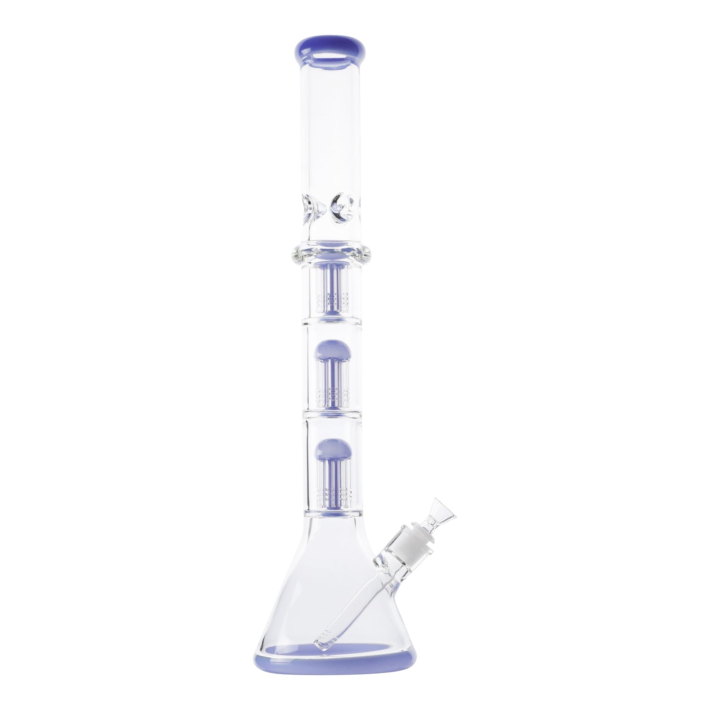 YX Ringed Triple Tree Perc Bong 21in