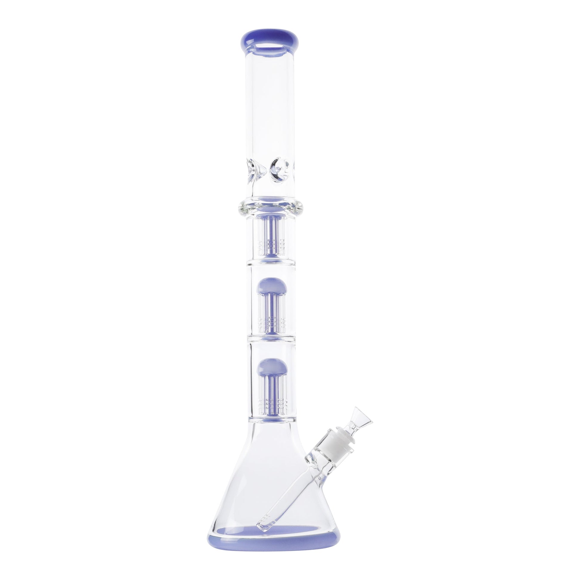 YX Ringed Triple Tree Perc Bong 21in