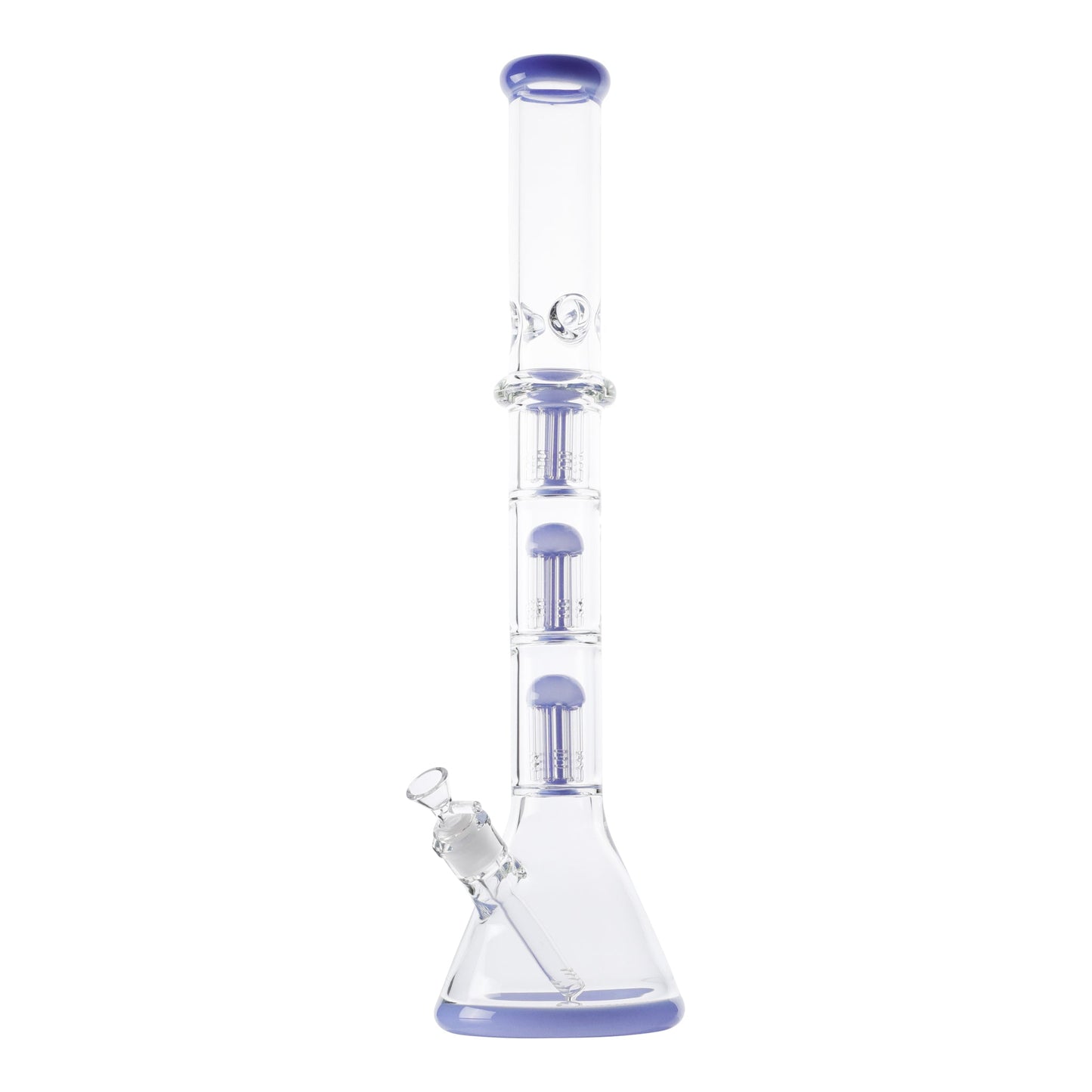 YX Ringed Triple Tree Perc Bong 21in
