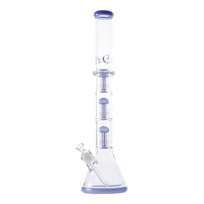 YX Ringed Triple Tree Perc Bong 21in