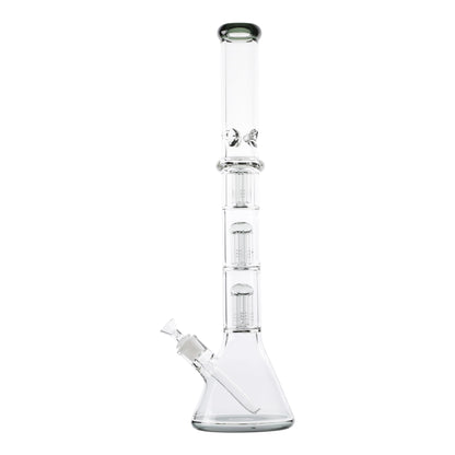YX Ringed Triple Tree Perc Bong 21in
