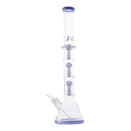 YX Ringed Triple Tree Perc Bong 21in