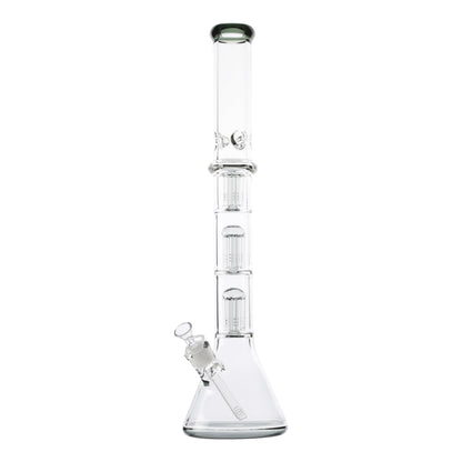 YX Ringed Triple Tree Perc Bong 21in