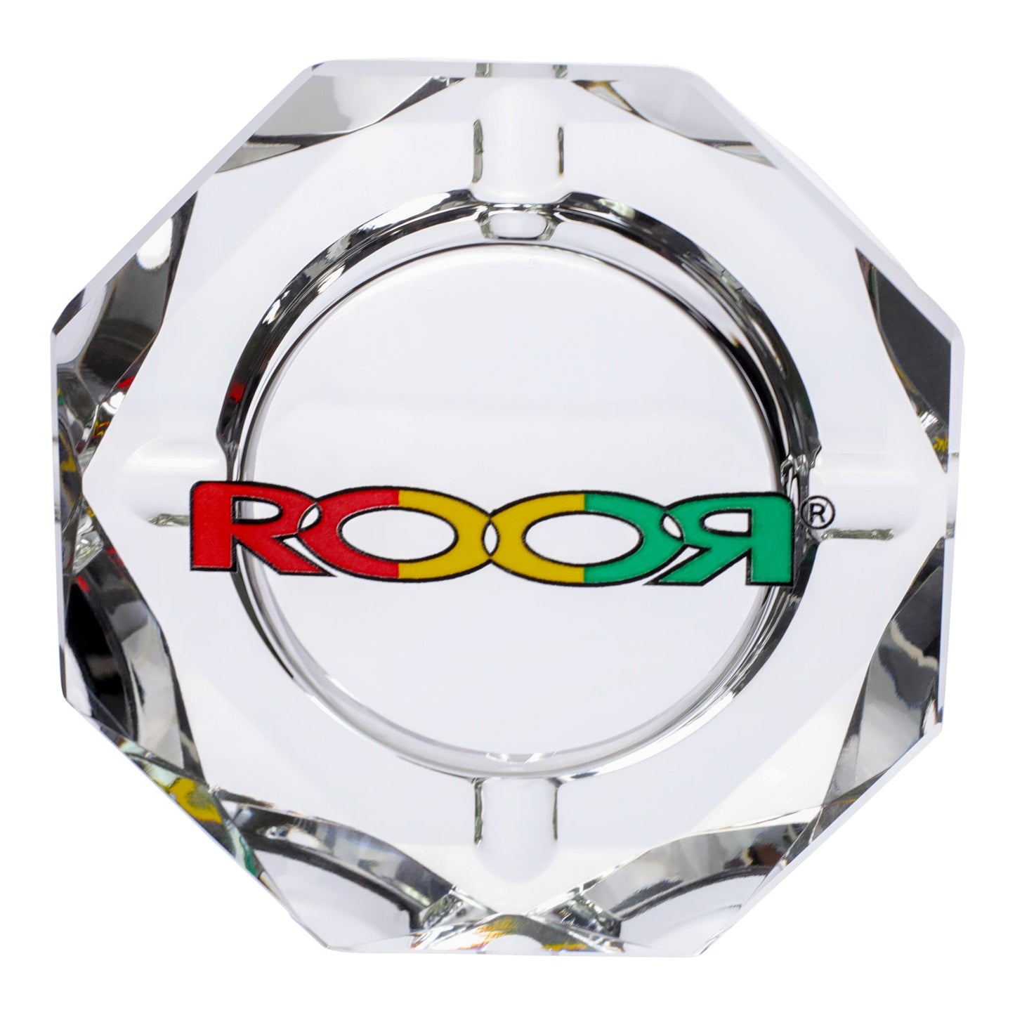 ROOR Crystal Cut Glass Ashtray