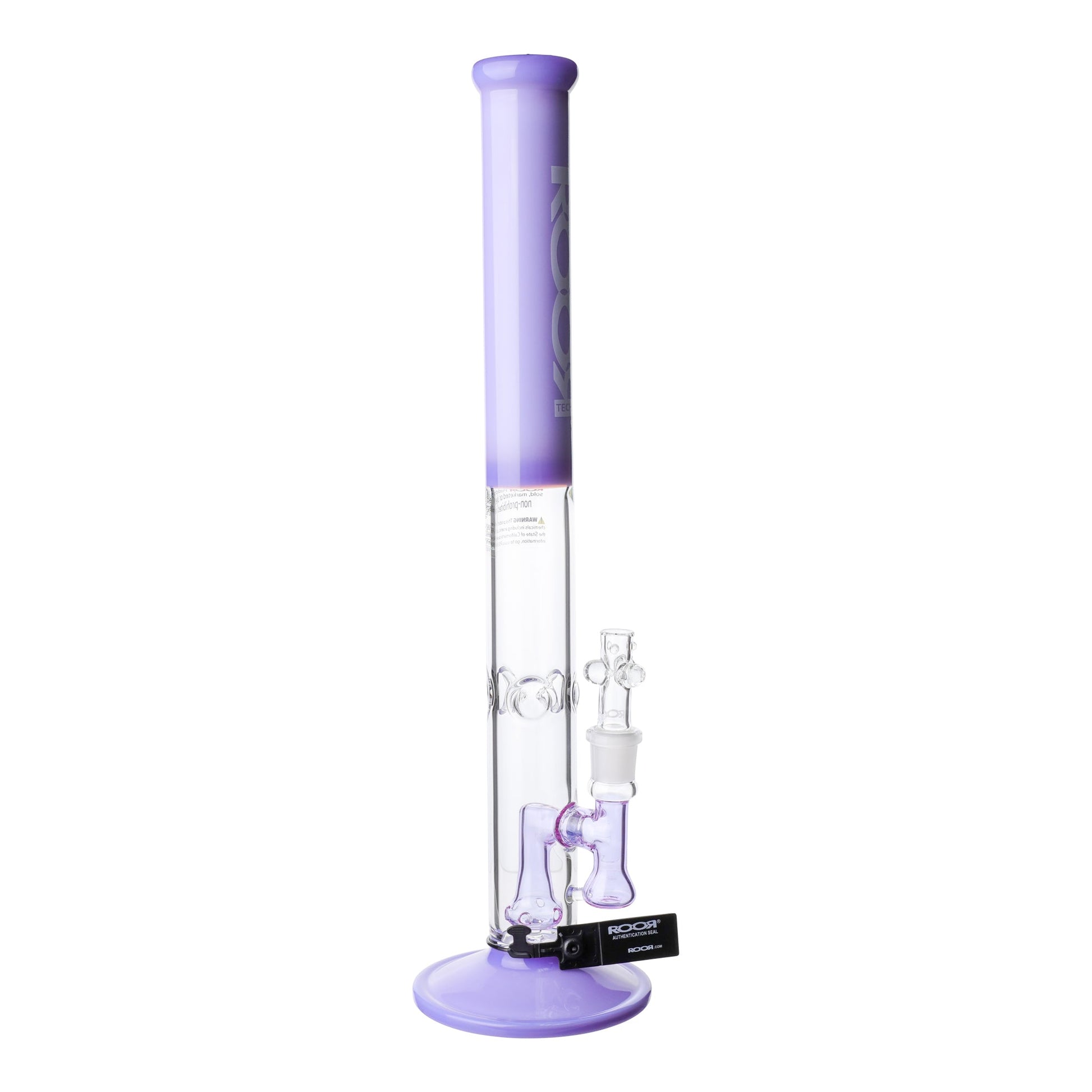 ROOR Tech Fixed Straight Tube Bong 18in