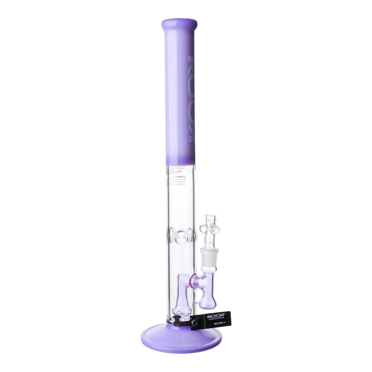 ROOR Tech Fixed Straight Tube Bong 18in