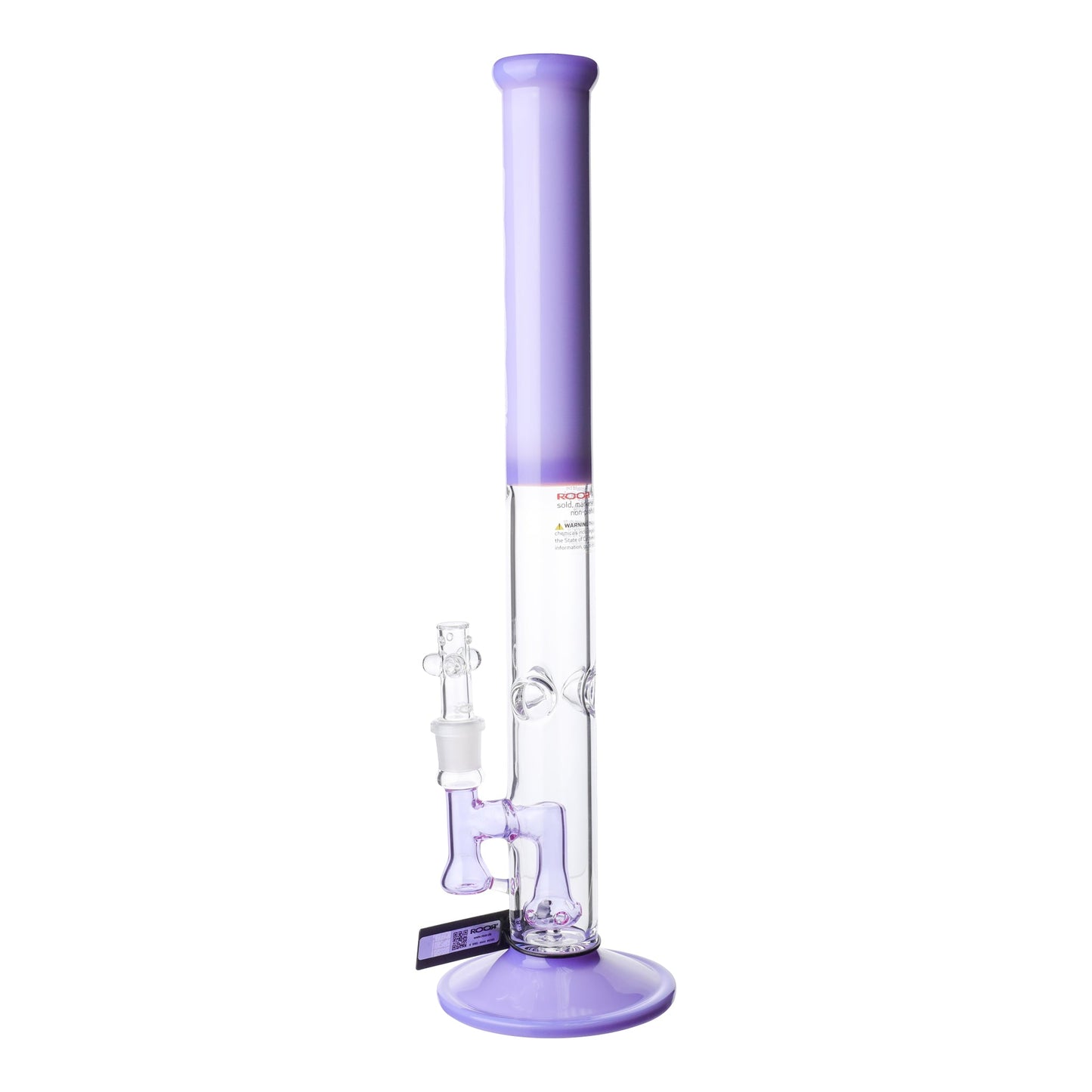 ROOR Tech Fixed Straight Tube Bong 18in