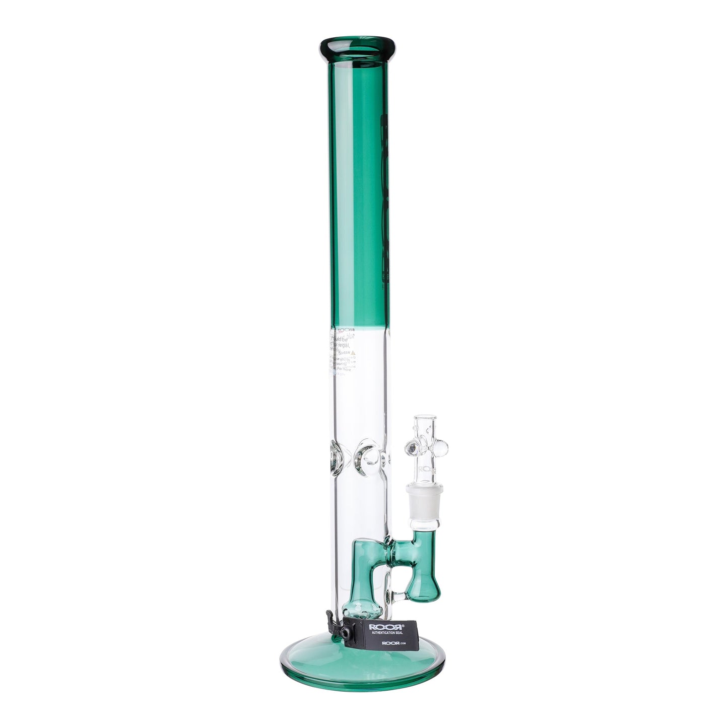 ROOR Tech Fixed Straight Tube Bong 18in