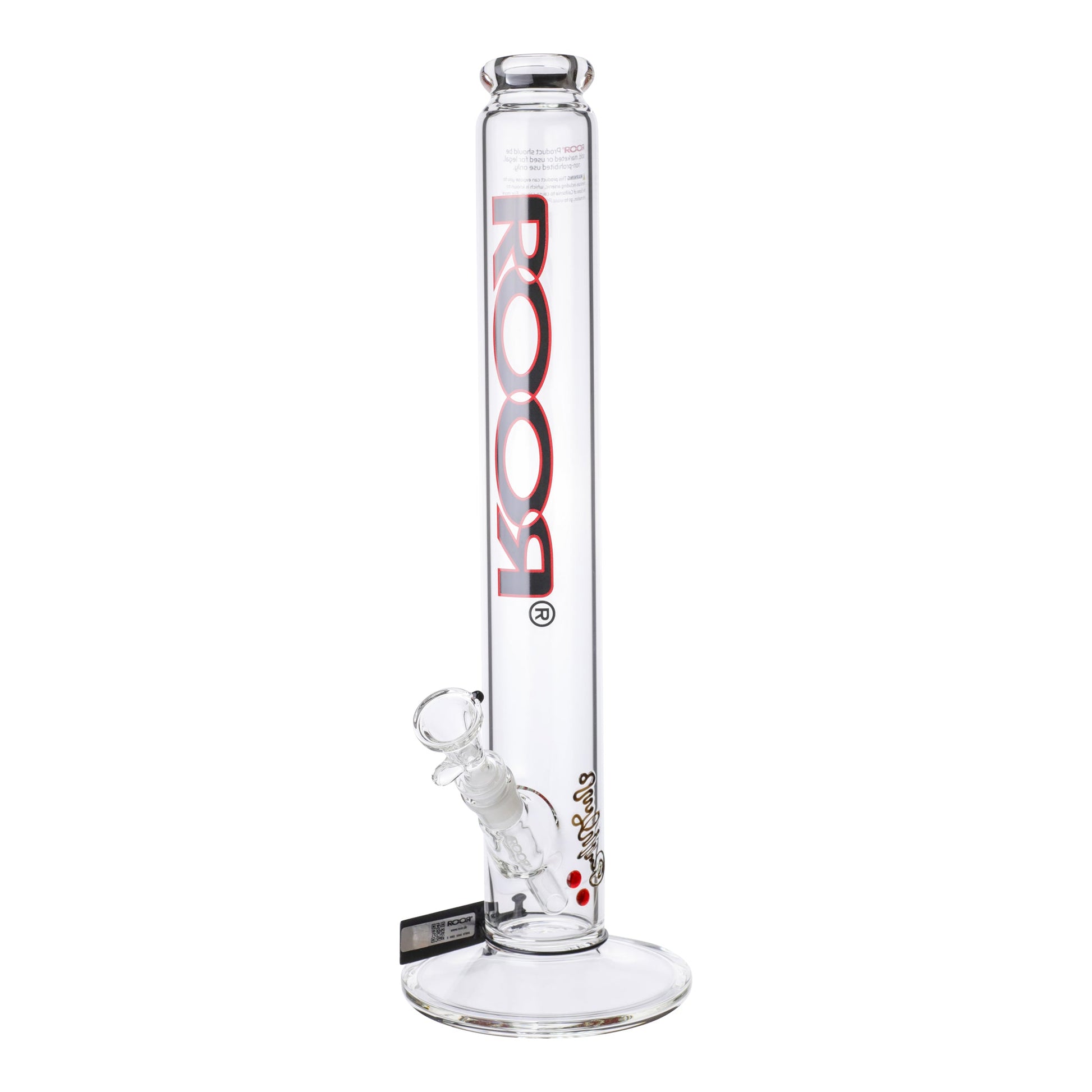 ROOR Zumo Straight Tube Bong 18in
