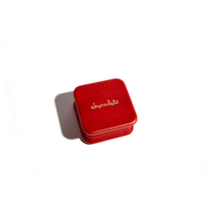 RYOT x Chocolate 2 Piece Herb Grinder Magnetic Lid Red Metal