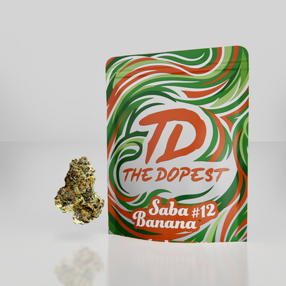 The Dopest Ronin Genetics Saba 12 Indoor Top Shelf Flower 3.5g