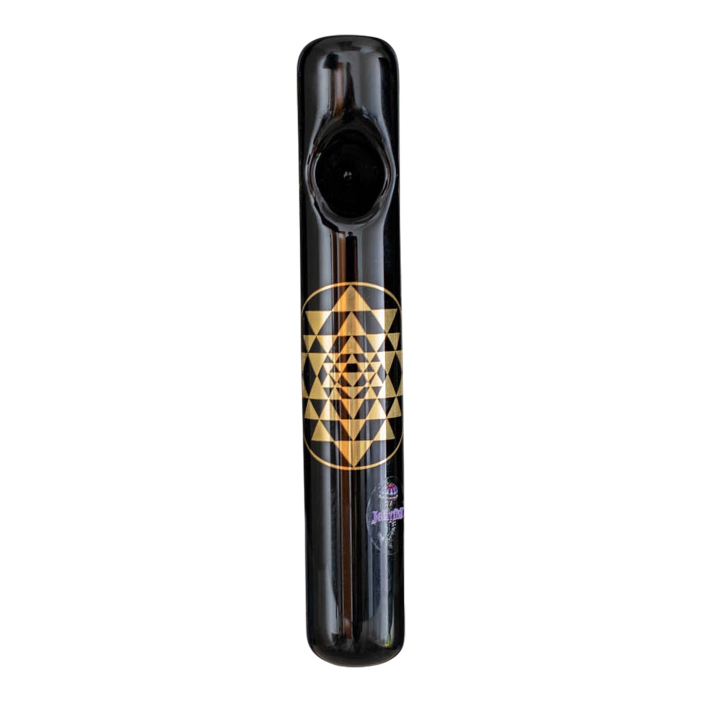 JellyFish Glass Sacred Geometry Steamroller 5in One Hitter