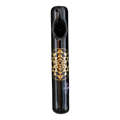 JellyFish Glass Sacred Geometry Steamroller 5in One Hitter