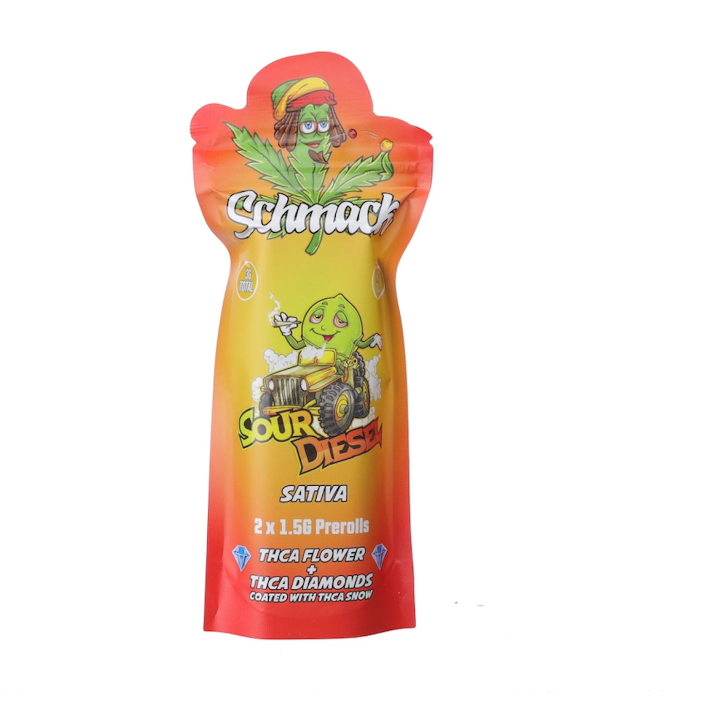 Schmack Snow Cone THC-A Pre-Rolls 2ct
