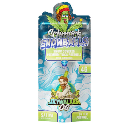 Schmack Snowballs THC-A Pre-Rolls 2ct 4g