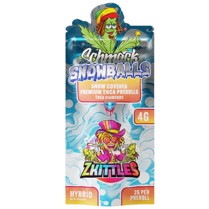 Schmack Snowballs THC-A Pre-Rolls 2ct 4g
