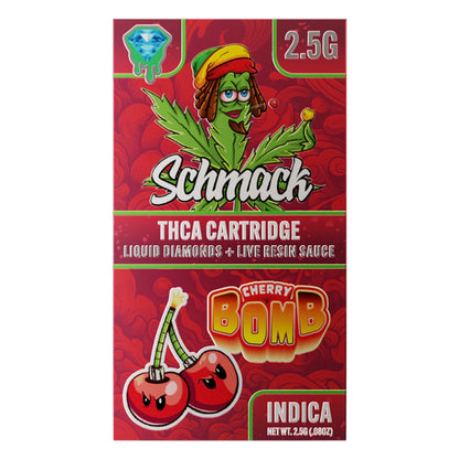 Schmack THC-A Cartridge 2500mg Liquid Diamonds Live Resin 510 Thread