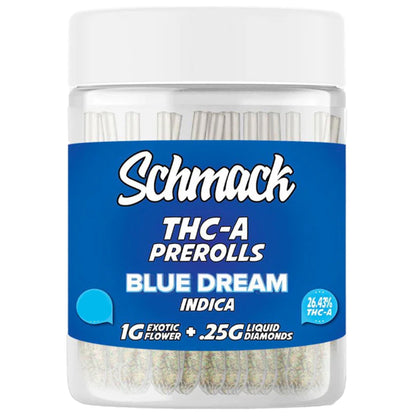 Schmack THC-A Pre-Rolls 25ct 1g Infused Diamonds